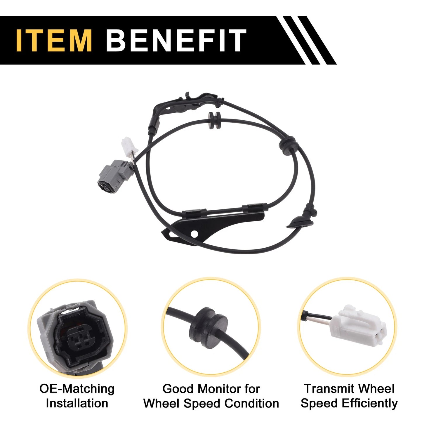 ABS Wheel Speed Sensor for Toyota Prius (2012-2015) 1 x Left Rear