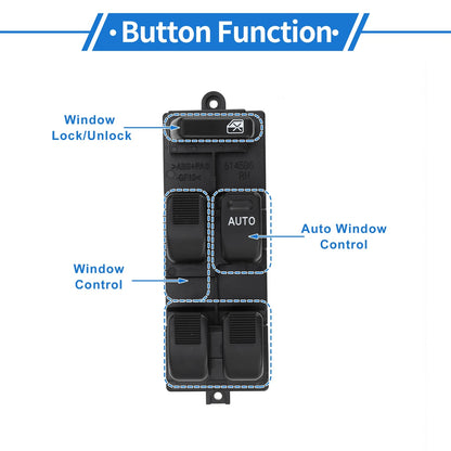 Front Right Power Window Switch for Toyota Avanza (2007-2008)