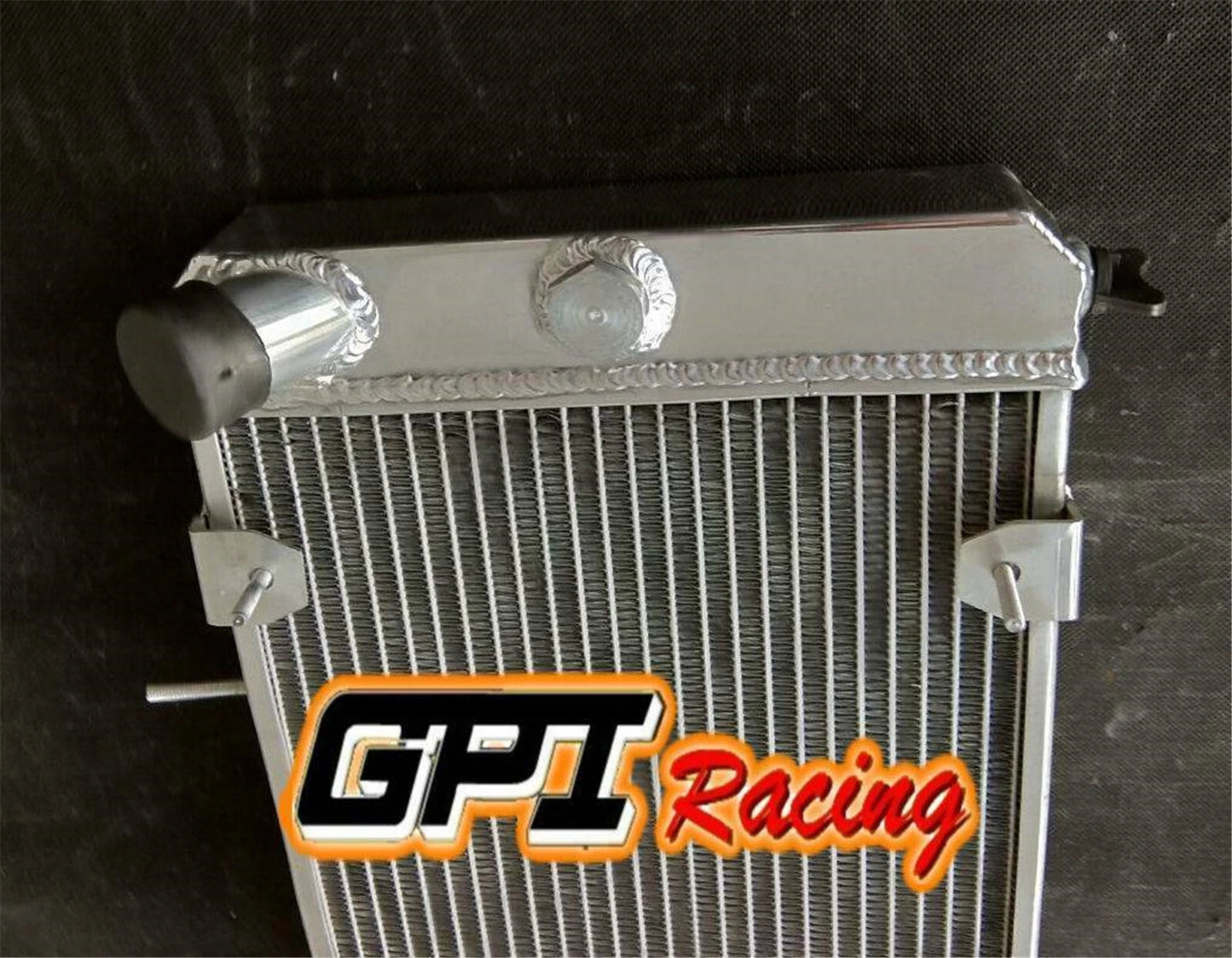 Alu Radiator + Fan for Fiat X1/9, Bertone X1/9, Lancia Scorpion (1972-1982)