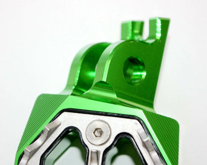 CNC Green Stainless Foot Pegs for Honda CRF250 Motorcycle (2004-2023)