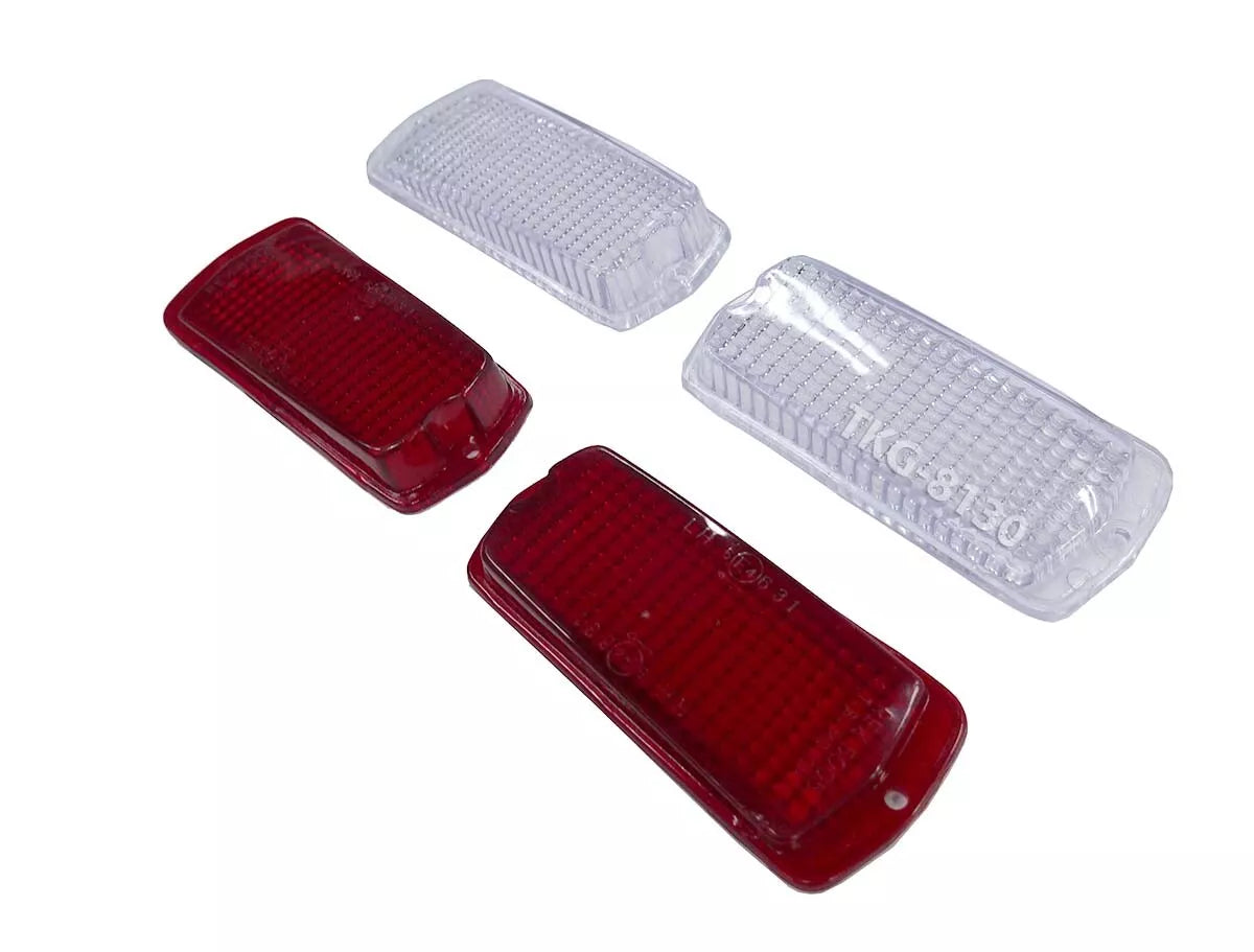 Red Clear Lens Side Marker Light for Nissan Datsun Fairlady 510 120Y 240Z (1968-1973)