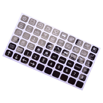 240pc Light Lamp Switch Panel Labels for Car RV 6/8 Gang