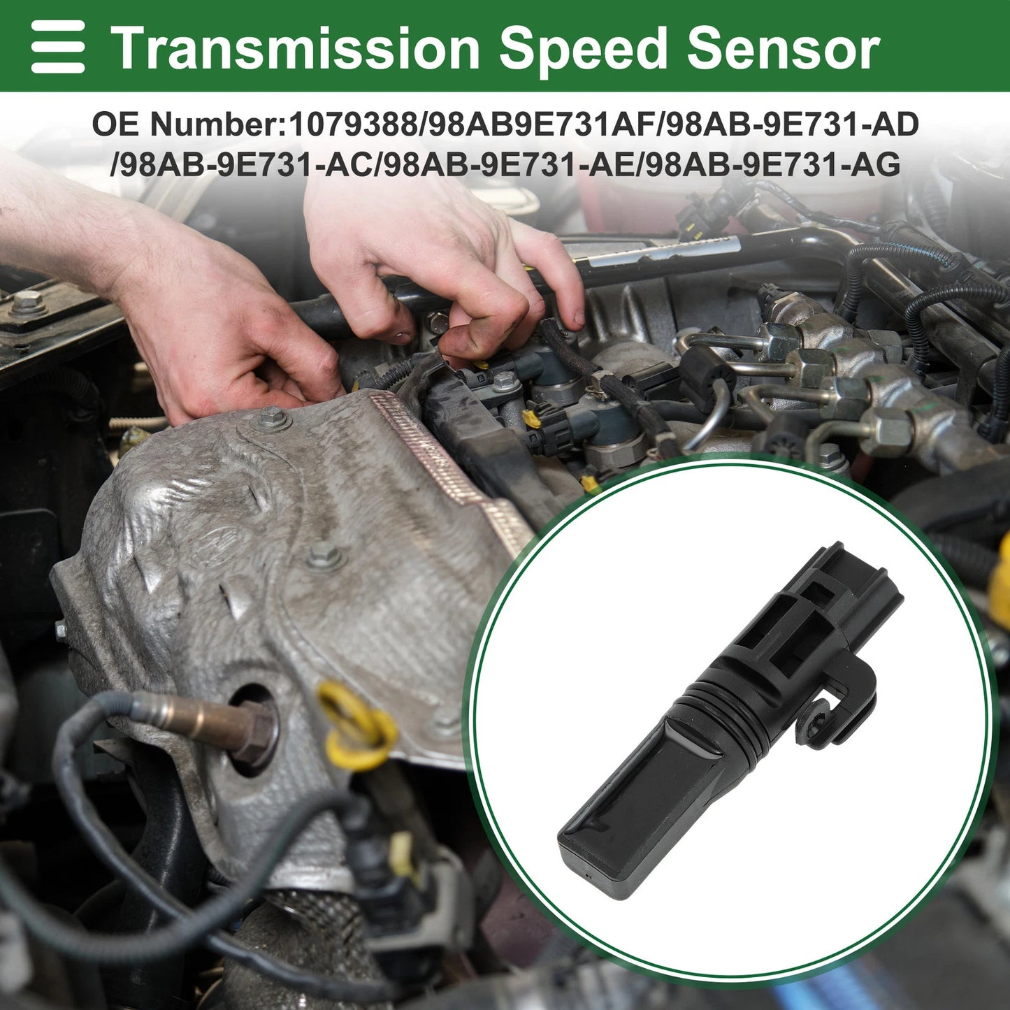 Transmission Speed Sensor for Ford Focus C-Max 1.6TDCi (2005-2007)