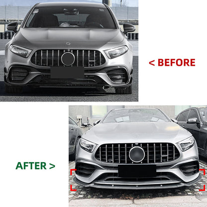 Front Spoiler Lip Splitter for Benz W177 A45 A45S (2019-2023)