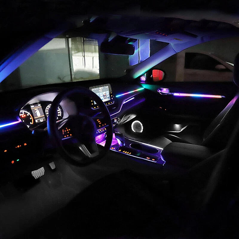 RGB LED Ambient Light Strip for Car Interior - APP Control USB