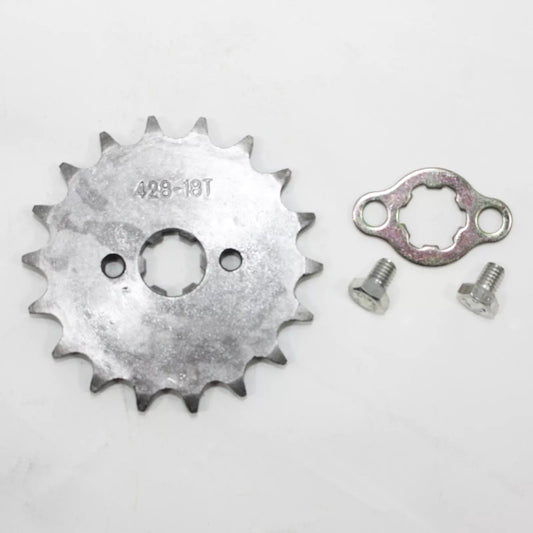 18T 17mm Front Sprocket for PIT TRAIL QUAD DIRT BIKE ATV BUGGY
