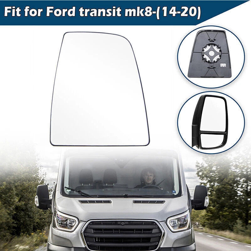 Heated AC Mirror Glass for 2015-2019 Ford Transit 250 350 Passenger Side