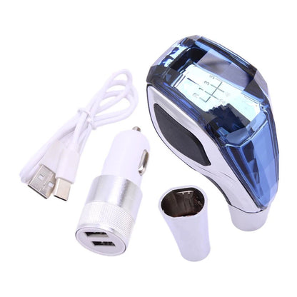 Crystal Handle Touch Motion Activated LED Gear Shift Knob for Car