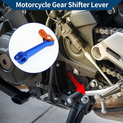 Folding Motorcycle Gear Shifter Lever for Bosuer M5 Blue Orange