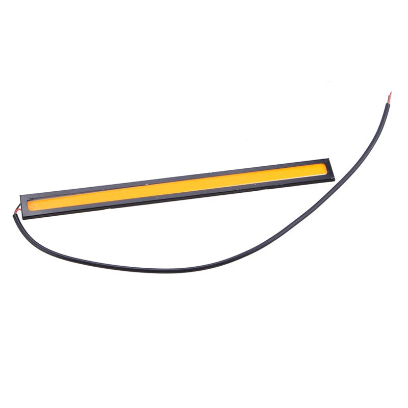 12V Waterproof DRL LED Strip Light Bar for Camping Caravan Boat Car Yellow