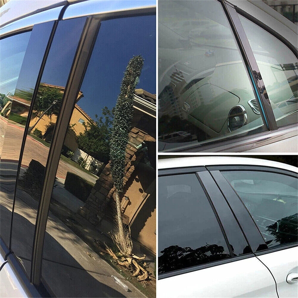 8Pcs Car Window Pillar Trim Covers for Nissan Rogue (2014-2020)