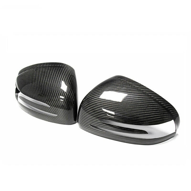 Carbon Fiber Mirror Covers for Benz R172 SLK 200 230 250 350 55 (2010-2023)