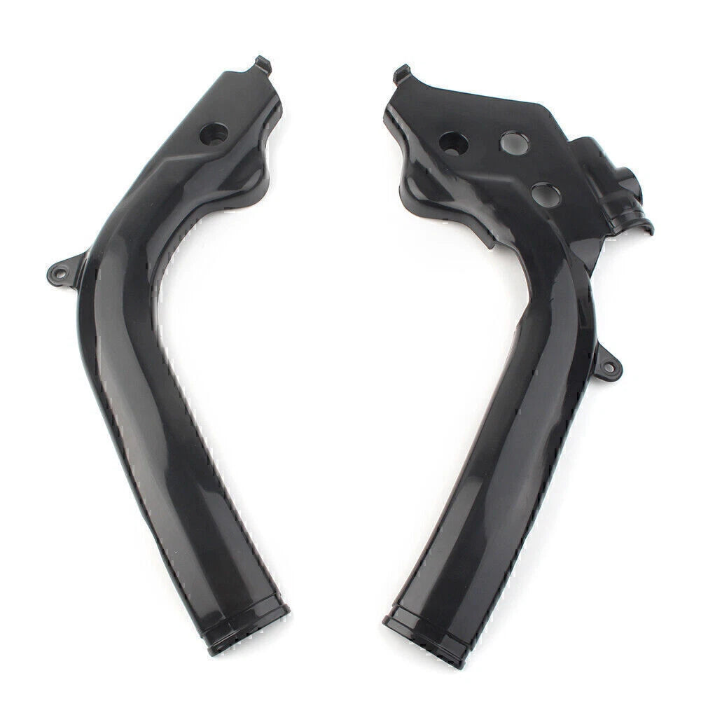 Black Plastic Frame Guards for KTM SX SXF EXC 125 250 350 450 (2016-2018)