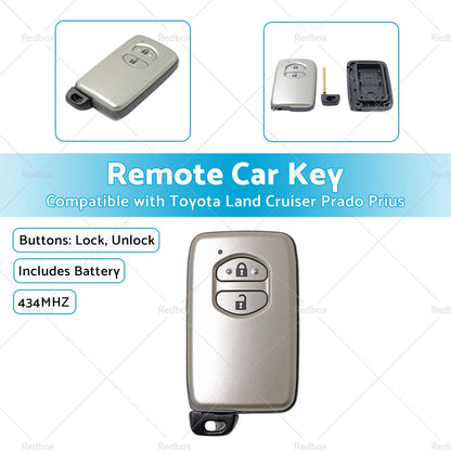 Remote Car Key for Toyota Land Cruiser Prado (2010-2023)