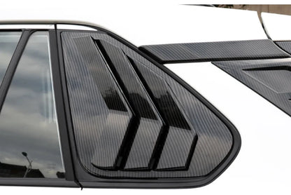 ABS Carbon Fiber Rear Window Side Louver Covers for Toyota RAV4 (2019-2023)