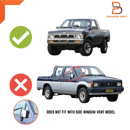 Front Door Glass Window Felt Channel for Nissan Navara D21, Pathfinder (86-97)