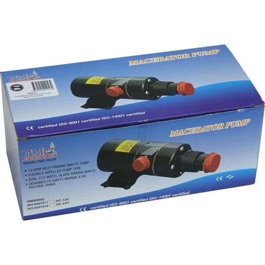 TMC Macerator Pump 12V 12 GPM for Marine/RV Holding Tanks