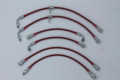 Braided Brake Hose Set (6) for Toyota Land Cruiser 100 Series (1998-2007)