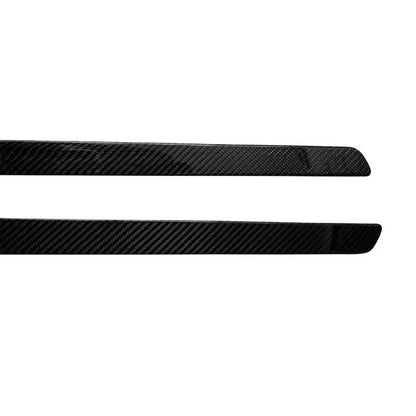 Real Carbon Fiber Front Door Sill Trim Strip For BMW M3 G80 / M4 G82 2021-2024