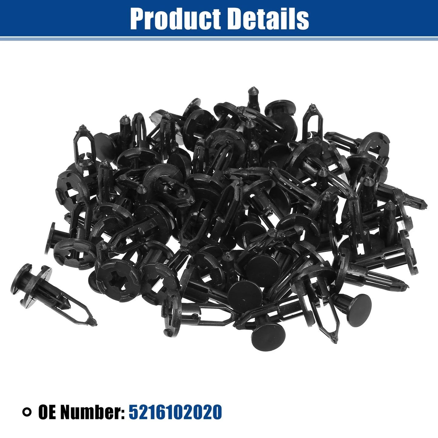40 Pcs Front Bumper Retainers Clips for Toyota Corolla (2019-2022)