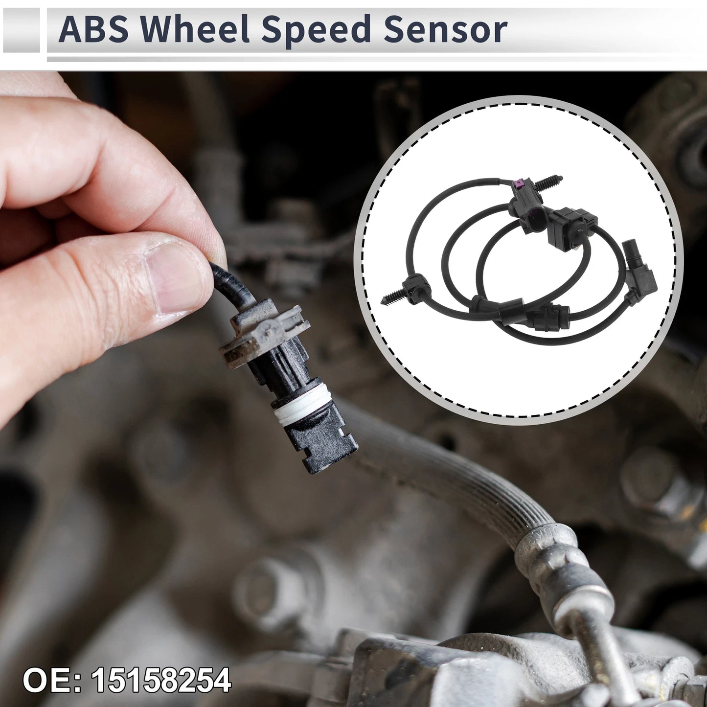 1 x ABS Wheel Speed Sensor for Chevrolet SSR (2003-2006)