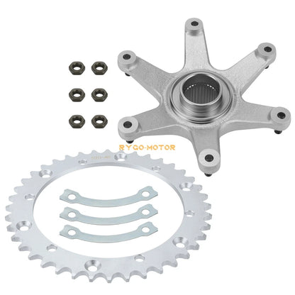 2 x Rear Axle Sprocket Hub Collar And Bolts for Yamaha Blaster