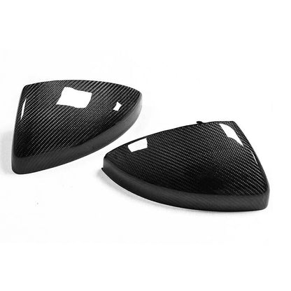 Carbon Fiber Side Door Rearview Mirror Cover kits For Audi TT TTS TTRS 2016-2019