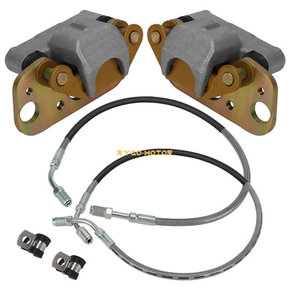 Front Brake Calipers & Hose Lines for Polaris Trail Blazer 250 Trail Boss 325