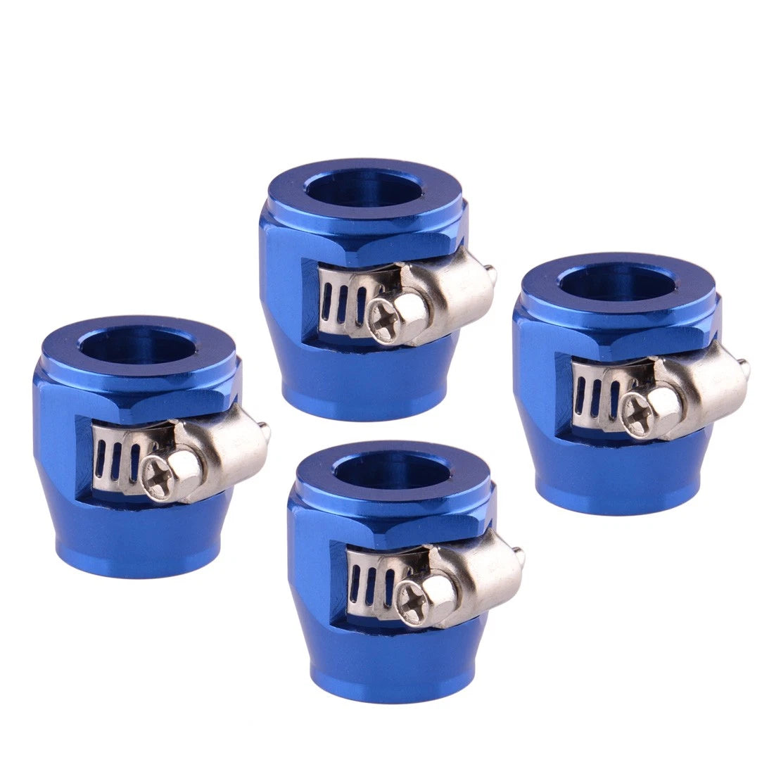 4pc AN8 Fuel Hose Clamp Finisher for Fuel Oil Water Pipe