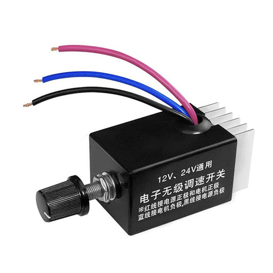 12V/24V Motor Speed Controller Switch for Car Truck Fan Heater Defroster