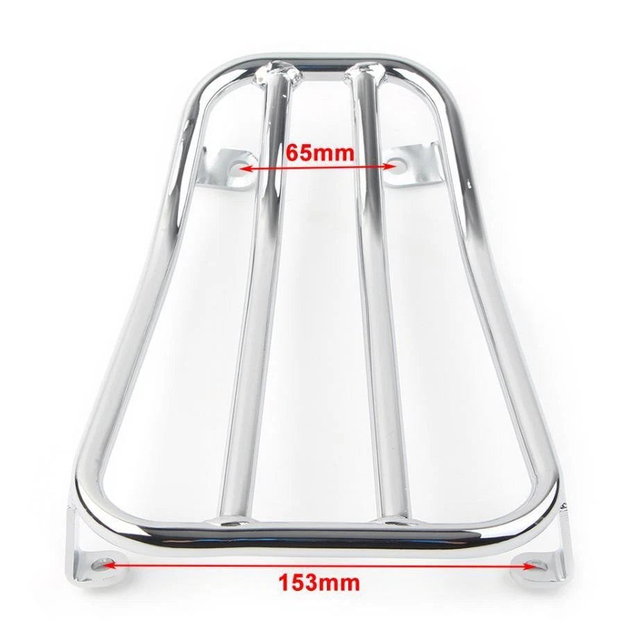Chrome Foot Pedal Rear Luggage Rack Bracket for VESPA GTS300 (2017-2023)