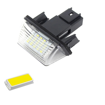 18 LED License Plate Lights for Peugeot 206/207/307/308, Citroen C3/C4/C5/C6 (2000-2023)