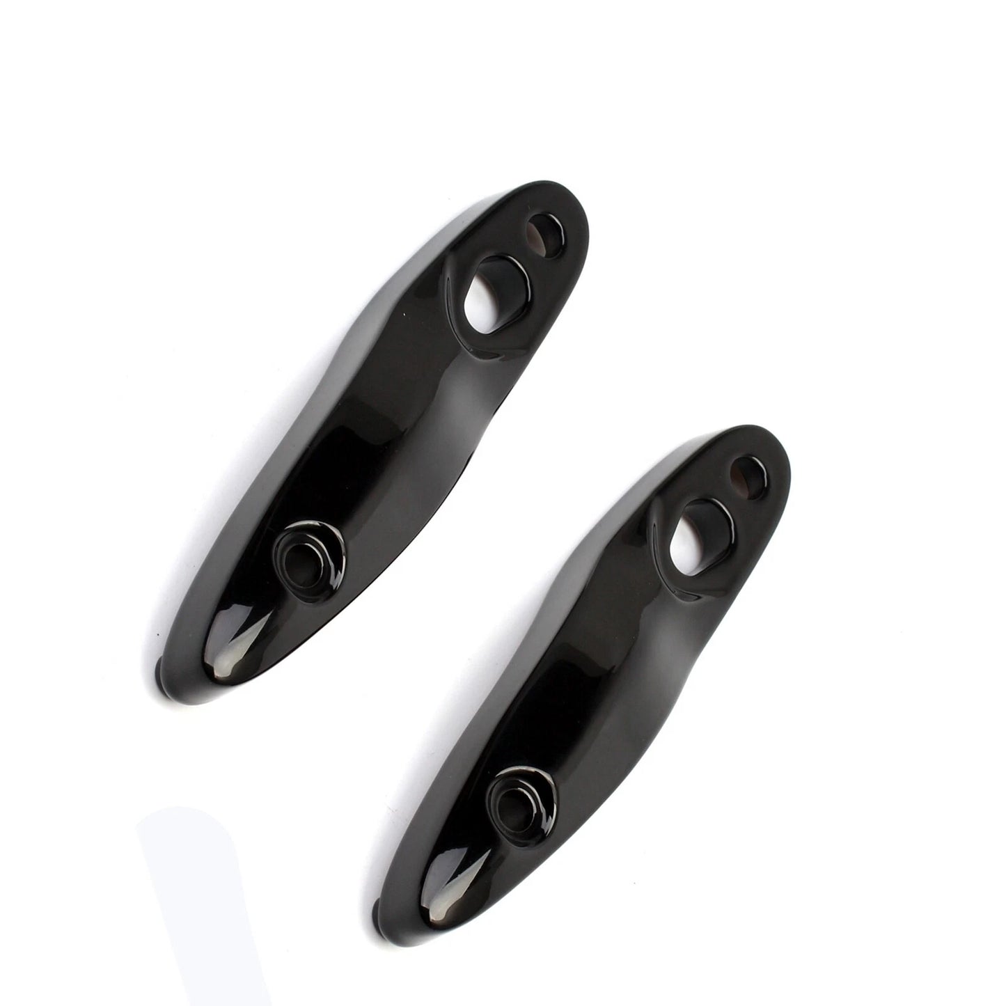 2 x Rear Turn Signal License Plate Extensions for Harley Softail (2000-2020)
