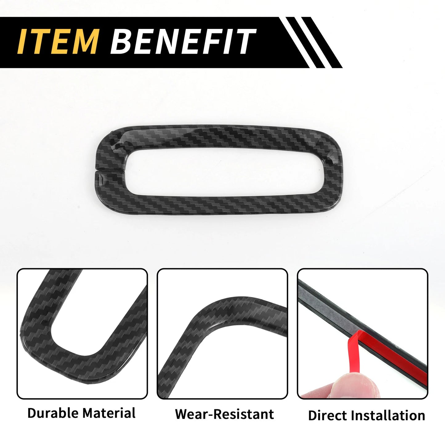 Center Console Gear Shift Ring Cover Trim for Jeep Wrangler (2007-2018)