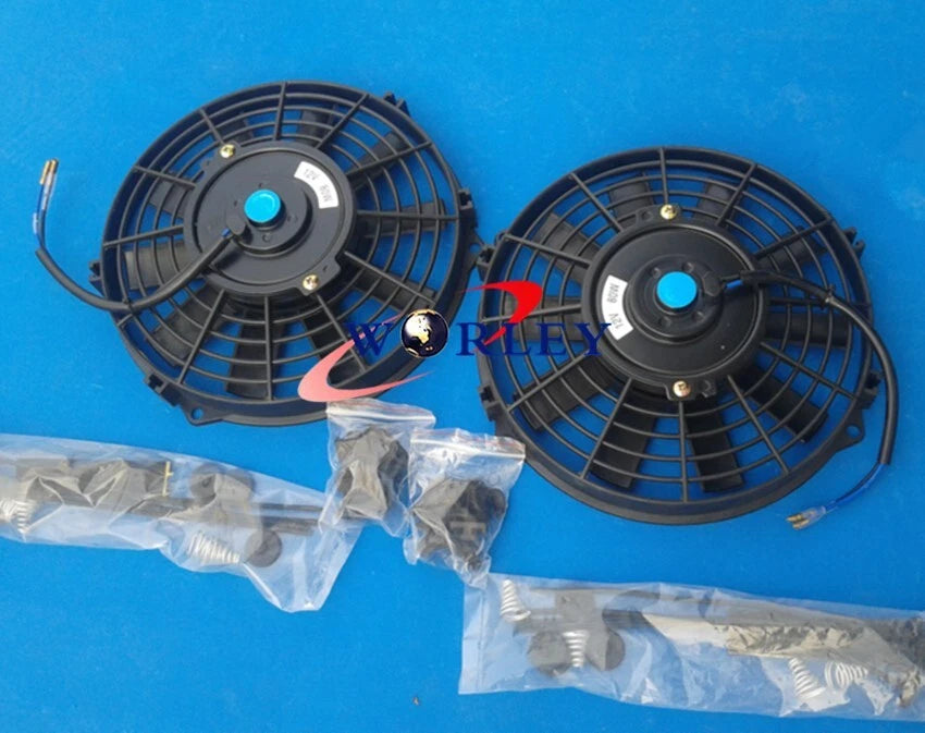 2 Row Radiator + Fan for Ford Courier, Mazda B2200 (1984-1993)