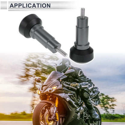 Slider Frame 1.1" 2 x Titanium Tone for Motorcycles