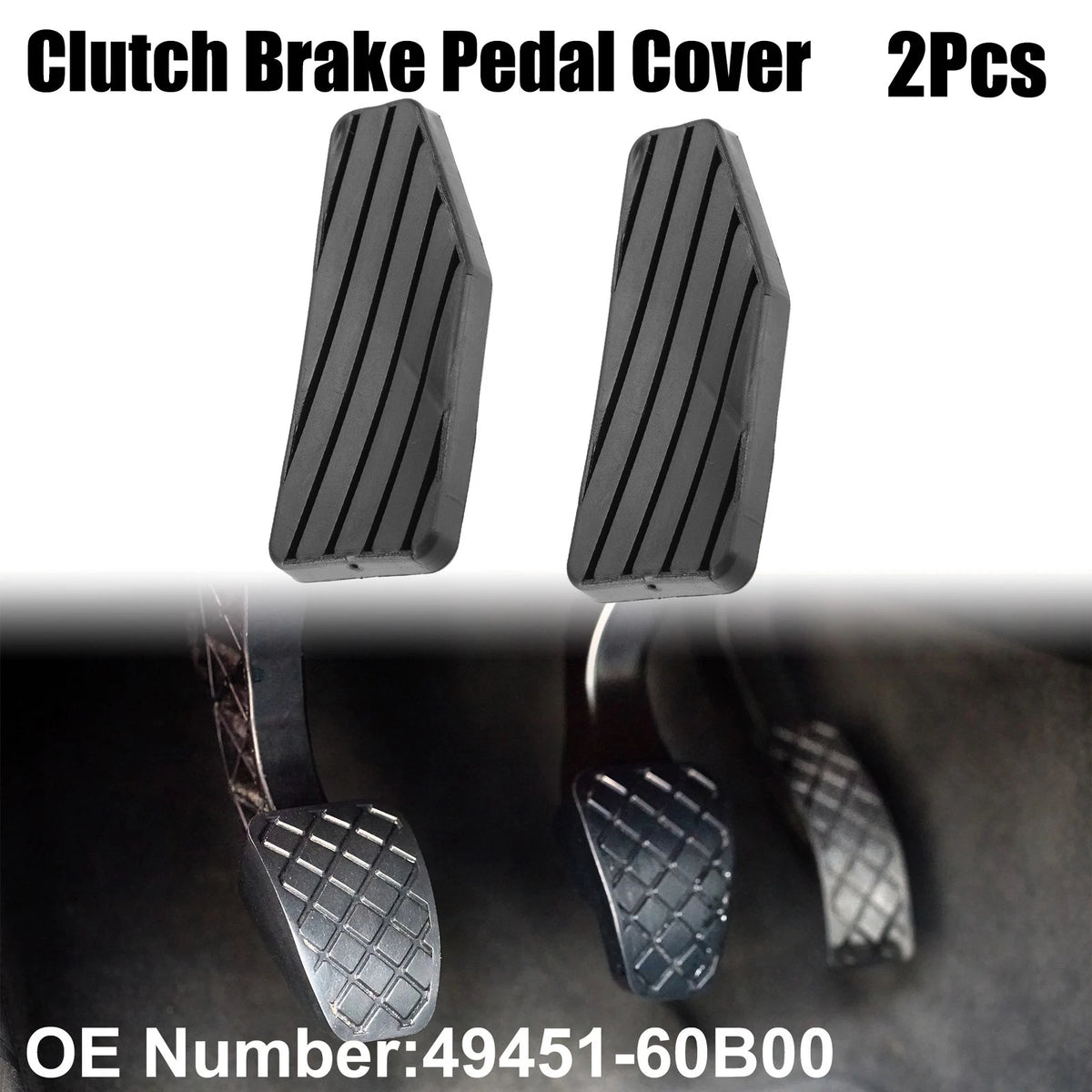 Car Gas Pedal Covers for Suzuki Aerio (2002-2007) Black