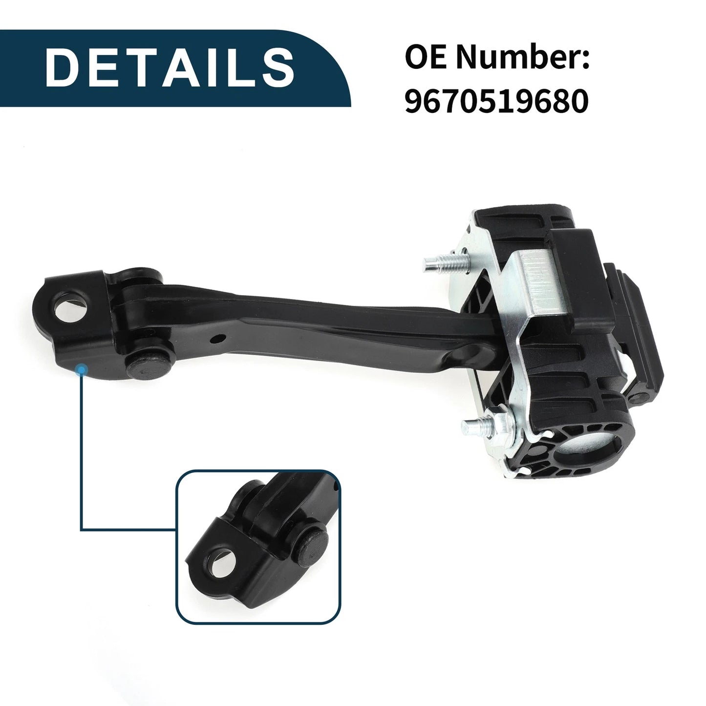 Door Check Strap Stopper for Peugeot 508 MK 1 (2010-2018)