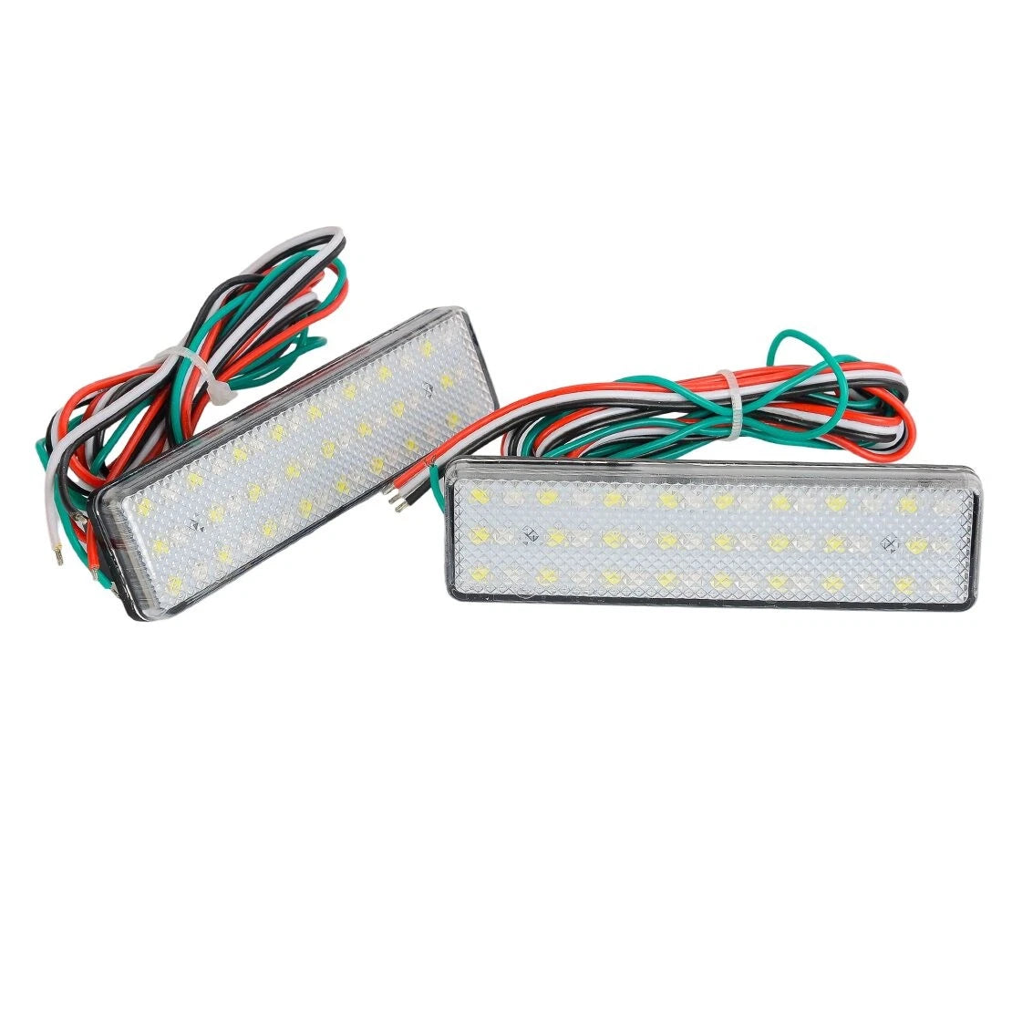 Rear Bumper LED Reflector Lights for Opel Vauxhall Vivaro Movano (2001-2014)