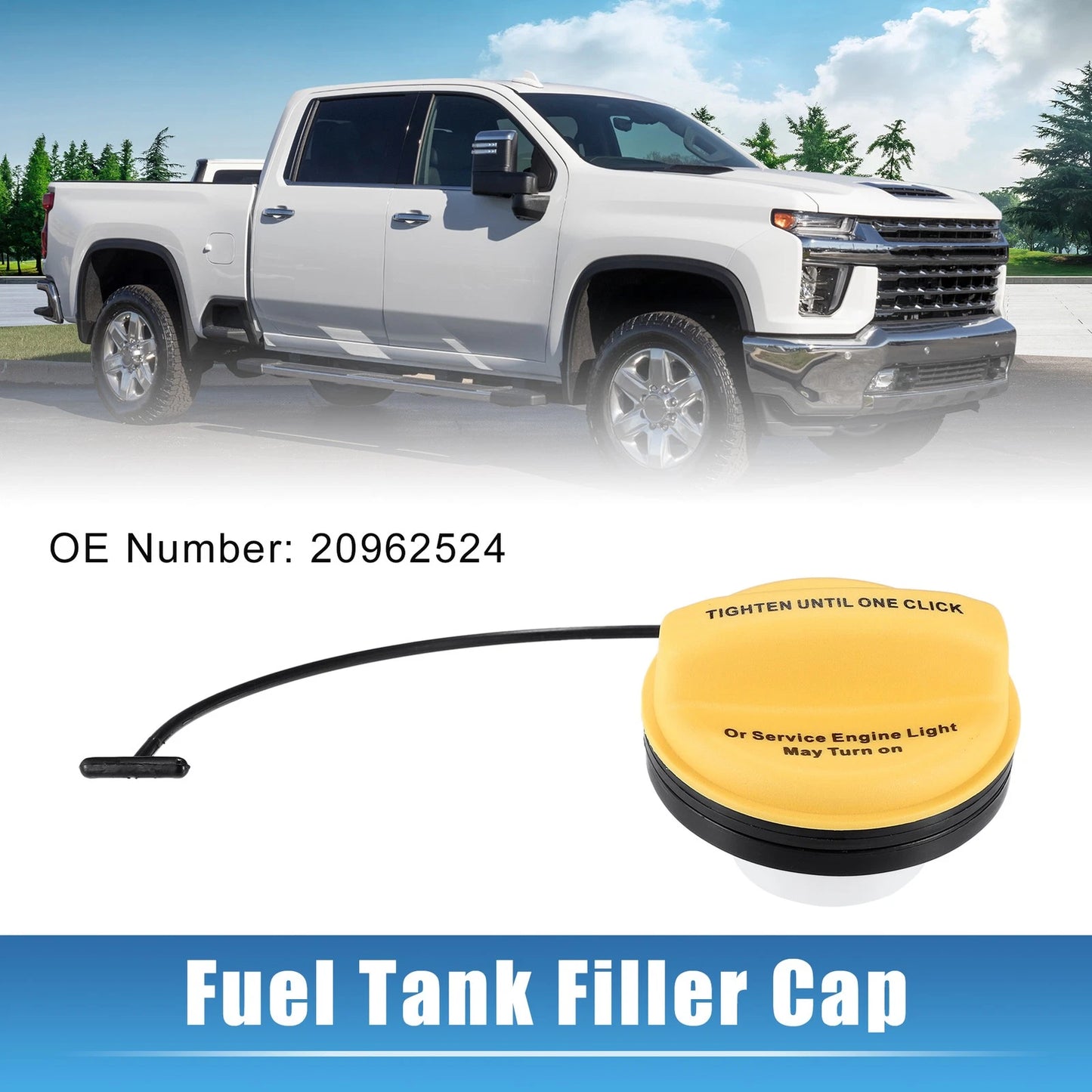 Fuel Tank Filler Cap for Chevy Avalanche Silverado 1500