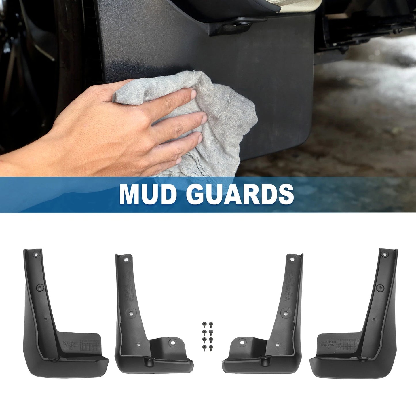 Mud Flap Splash Guard for Honda Civic Sedan (2022-2024)
