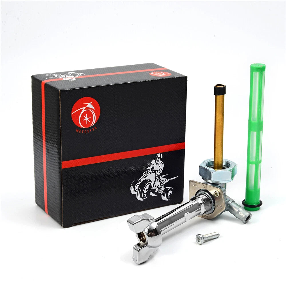 Fuel Valve Petcock & Lever Screw for Honda Shadow VLX 600 VT600C VT600CD (1988–2007)