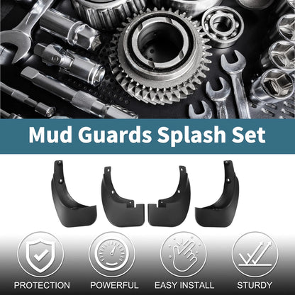 Mud Flaps Splash Guards 1 Set for Toyota Innova (2007-2010)