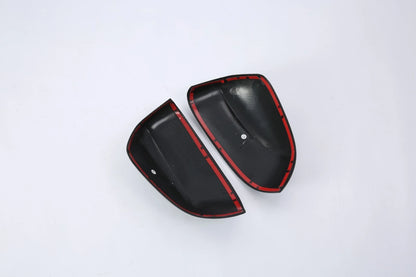 ABS Carbon Fiber Side Rearview Mirror Lid Cover Trim for BMW X3 2018-2024