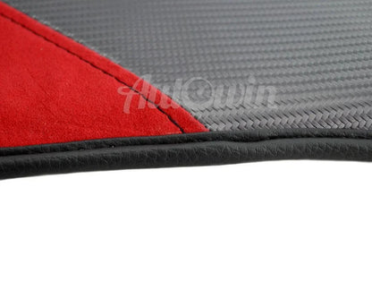Black Carbon Fiber Floor Mats for Ferrari F430 (2004-2009)
