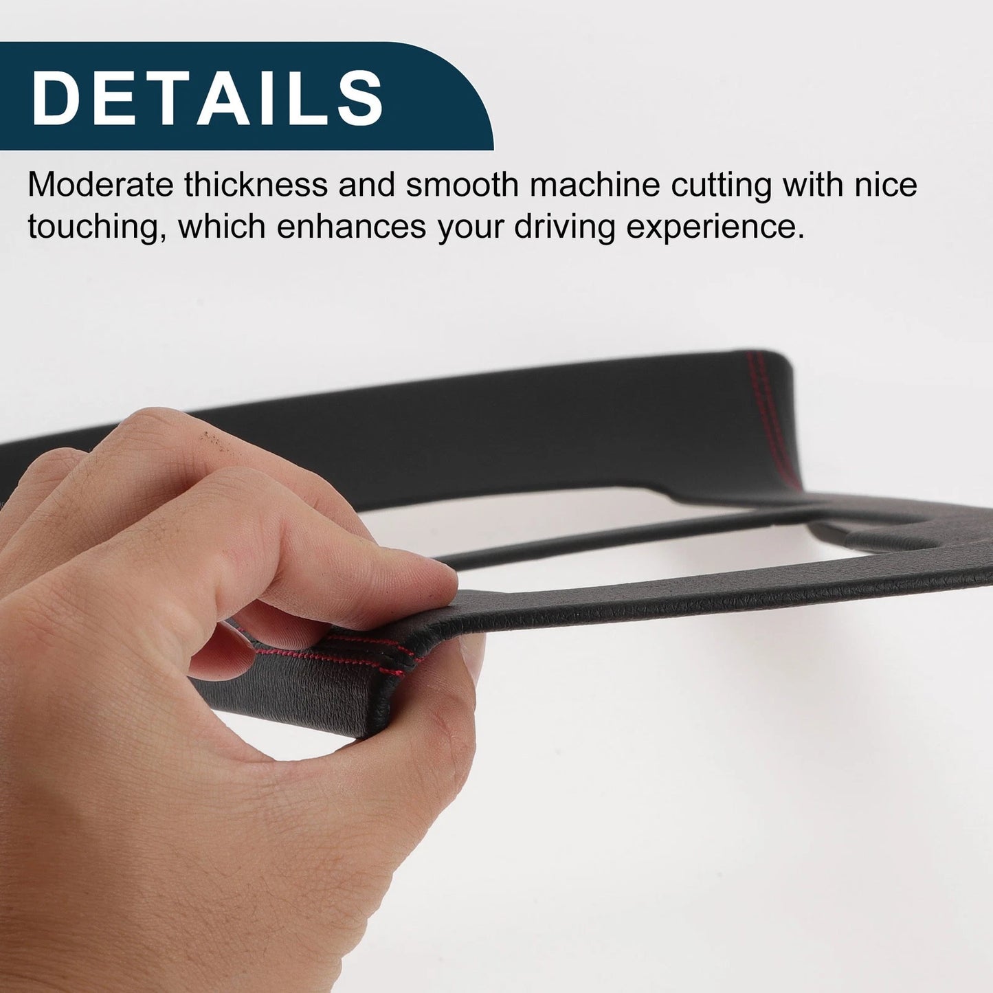 Center Console Panel Sticker for Mercedes-Benz GLA Class (2020-2021) Black Red
