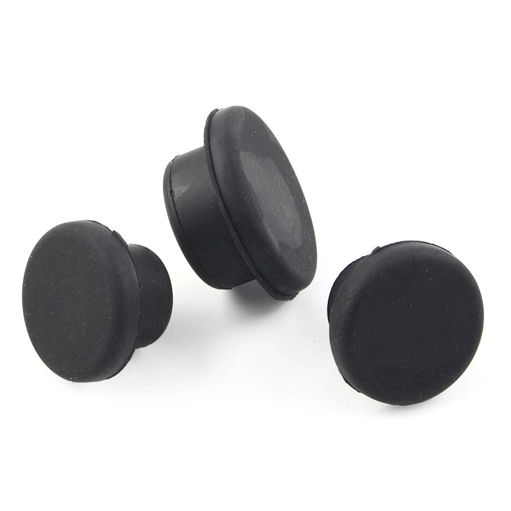 Tailgate Rubber Dust Plugs 3 x for Jeep Wrangler JL (2018 - up) Black