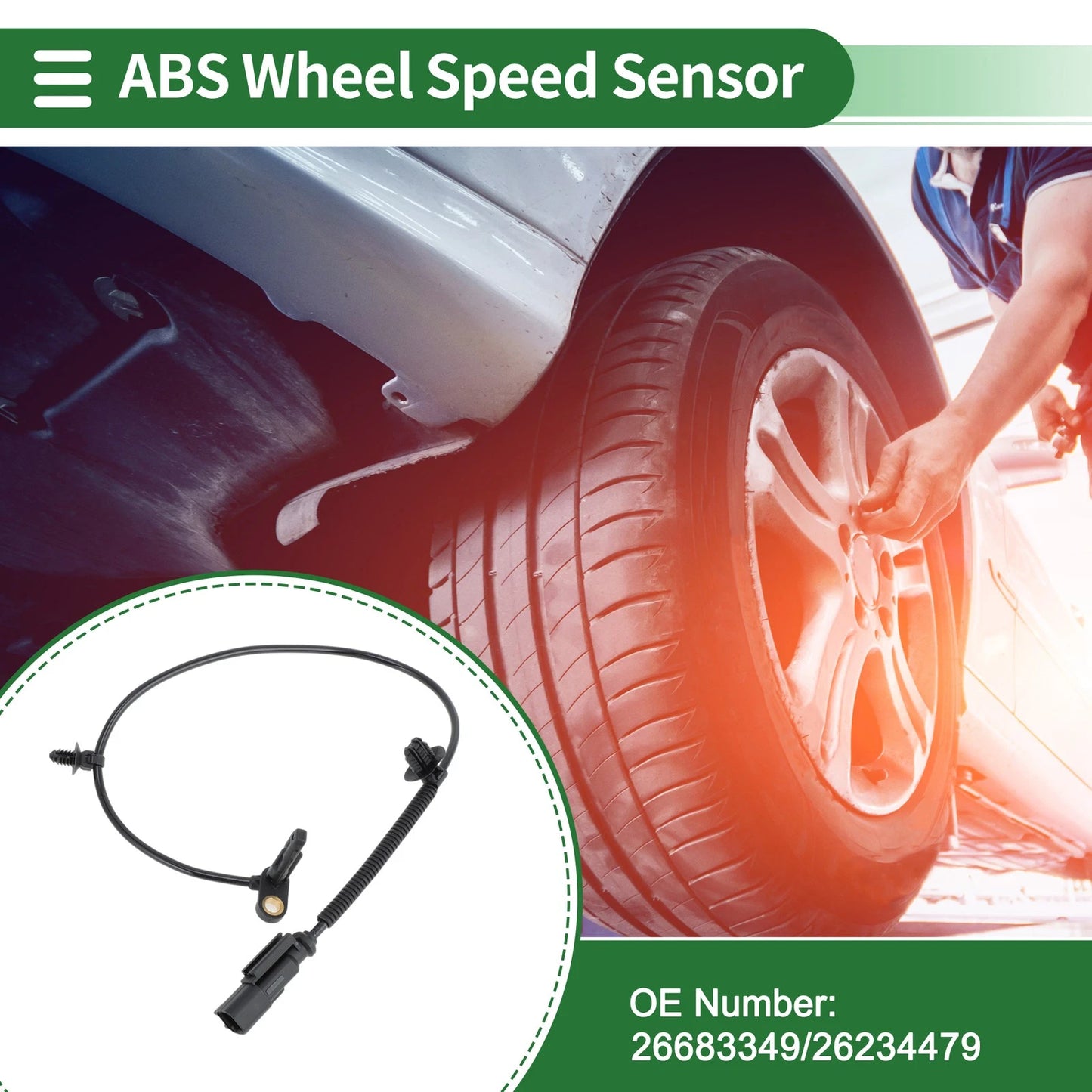 ABS Wheel Speed Sensor / 1 Pcs / ABS Sensor for Buick GL8ES (2017–2018)