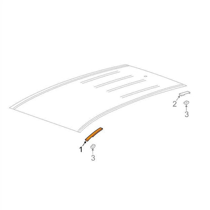Roof Panel Trim Molding for Buick Encore, Chevrolet Trax (2013-2022)