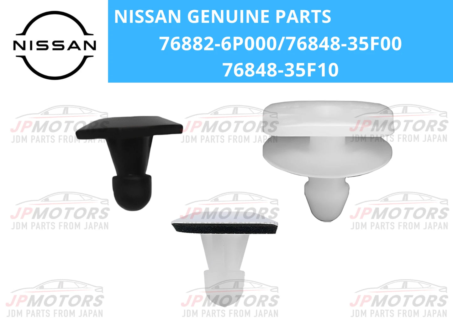 Clip / x6/x12/x18 / Nissan OEM Clip for R35 GT-R (2007–2024)